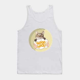 Good Luck Cat Tank Top